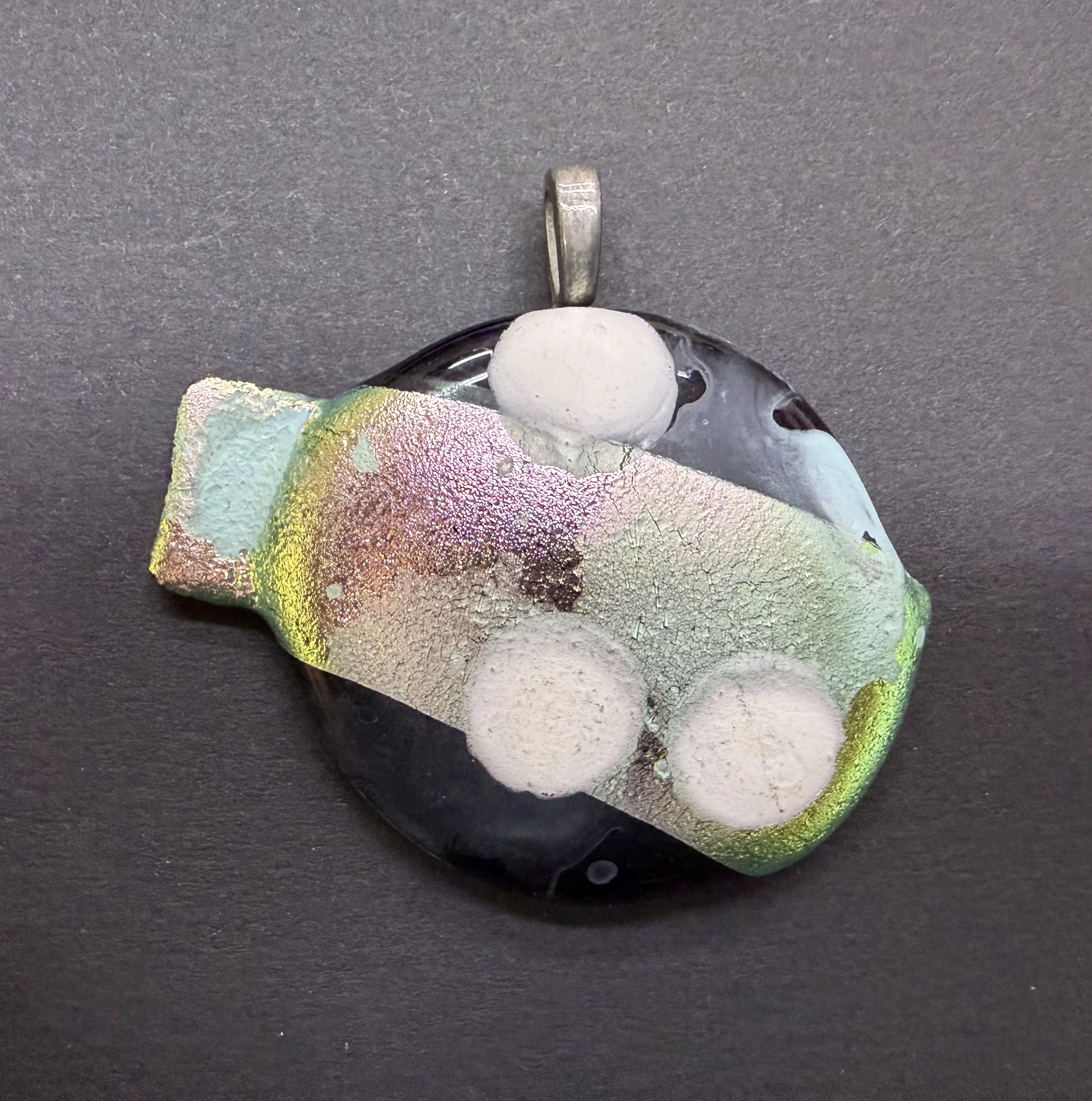 Kayren Lyle fused glass artwork