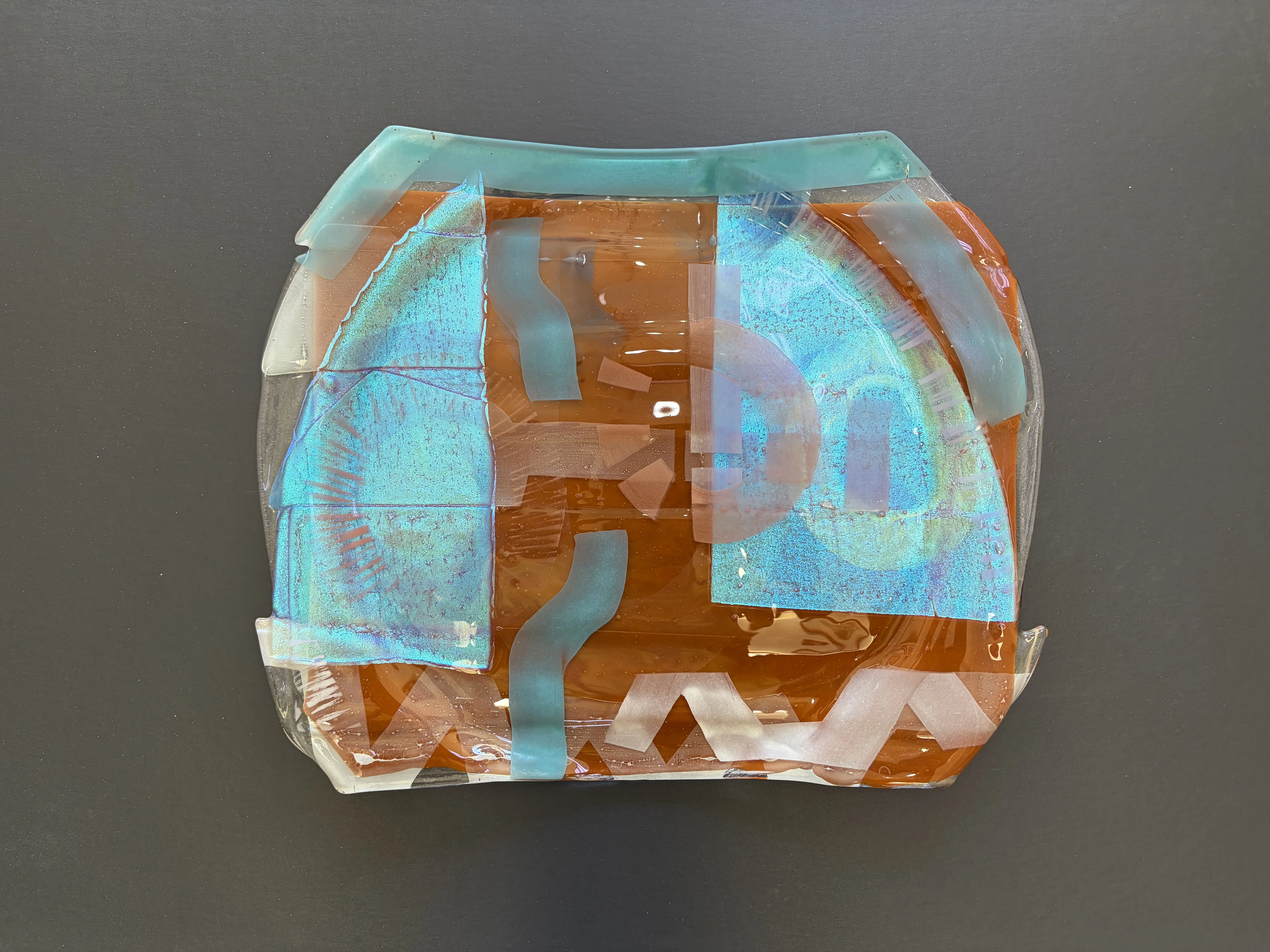 Kayren Lyle fused glass artwork