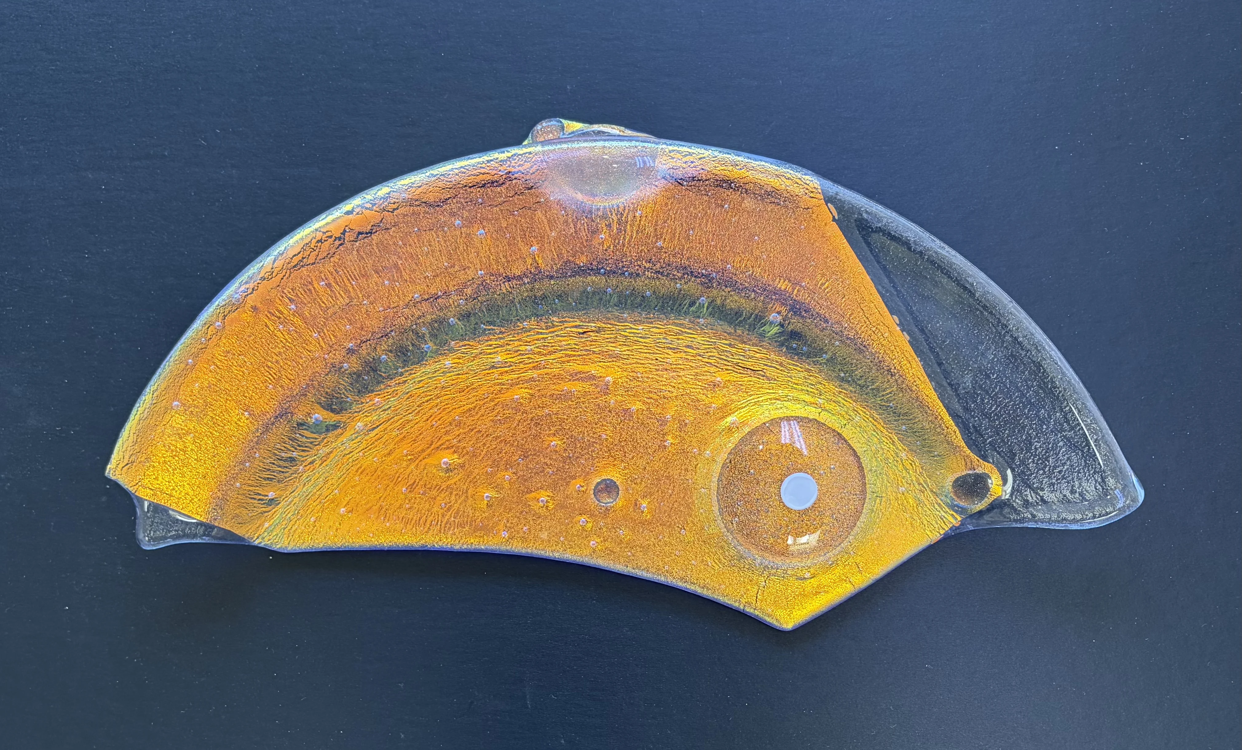 Kayren Lyle fused glass artwork