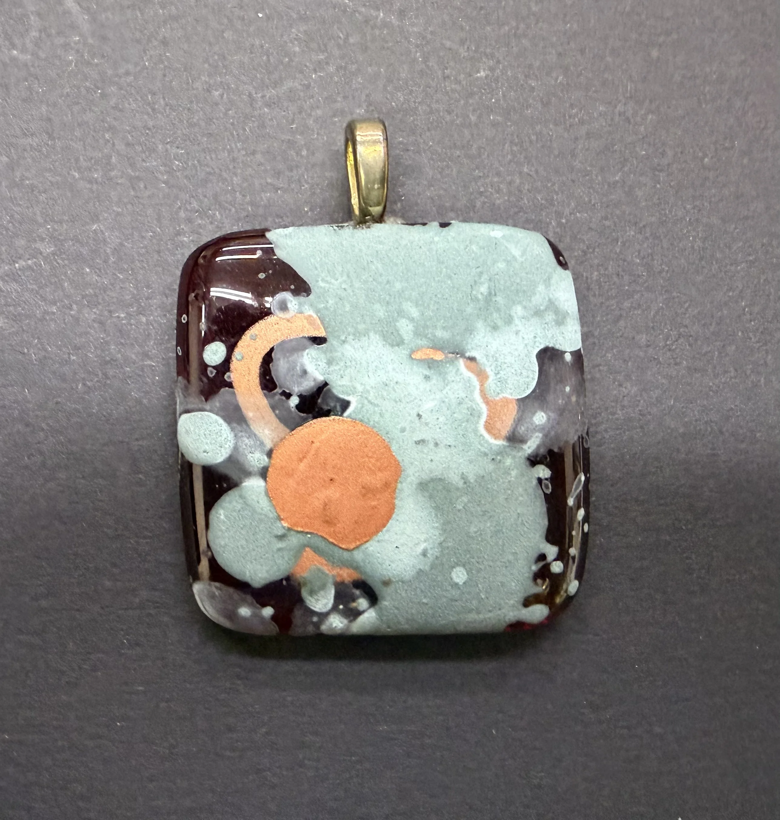 Kayren Lyle fused glass artwork