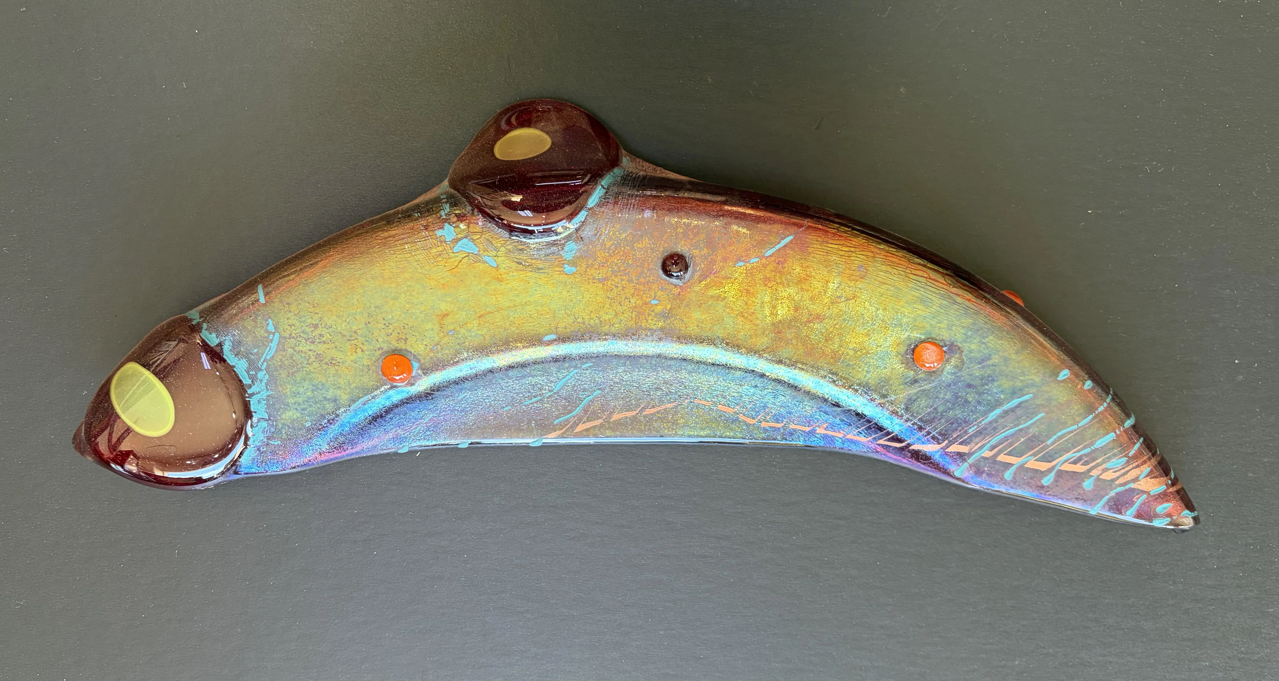 Kayren Lyle fused glass artwork