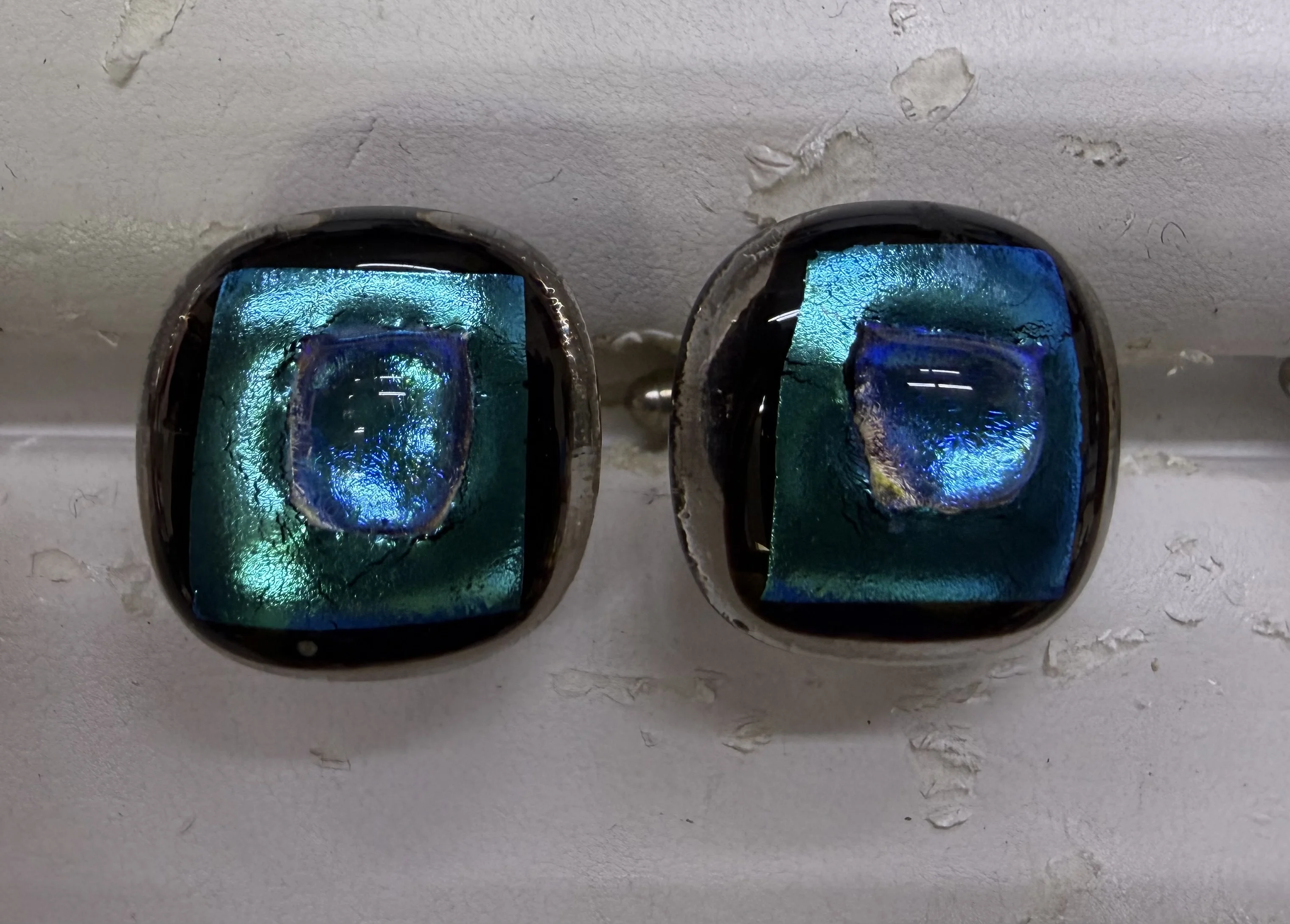 Kayren Lyle fused glass artwork