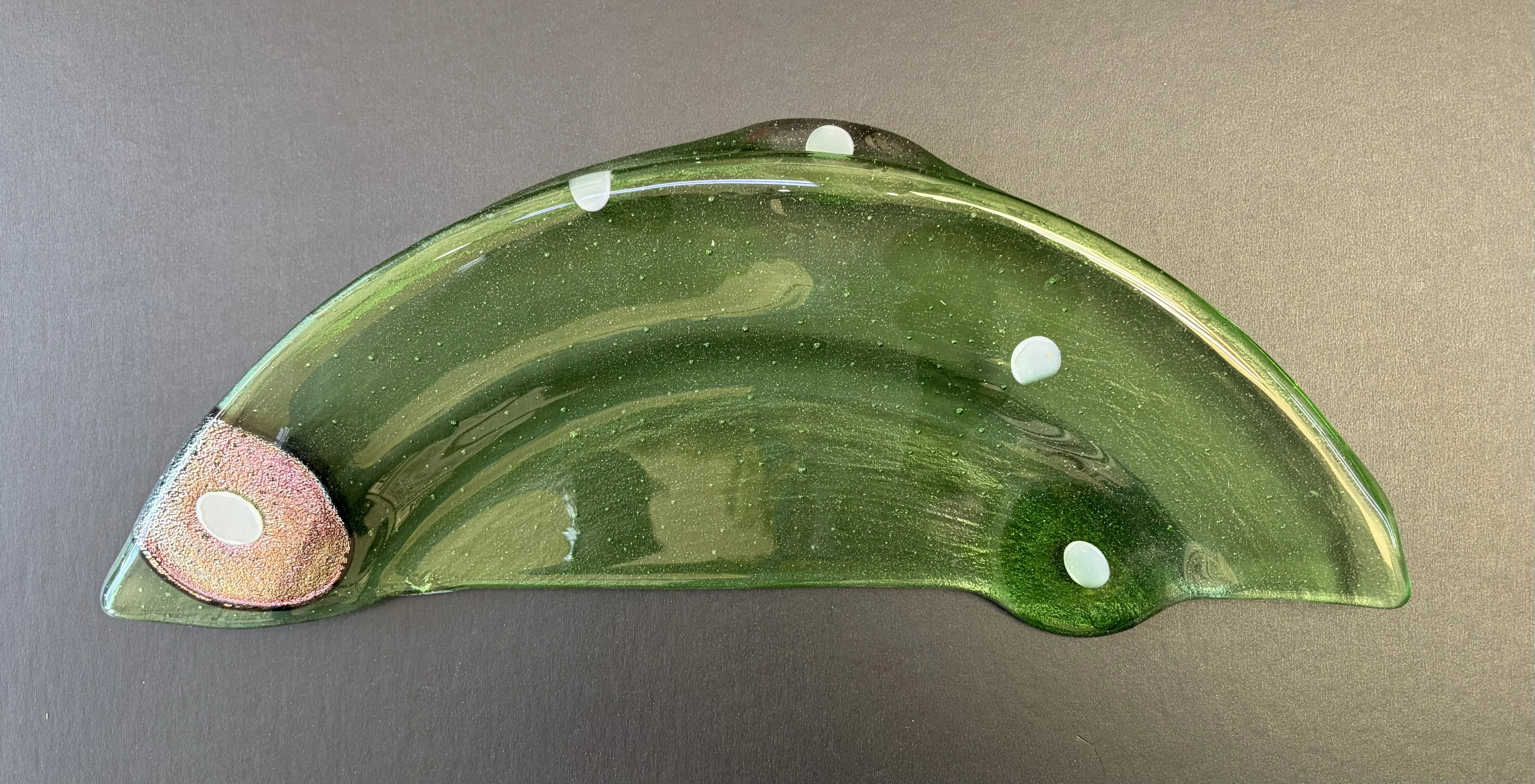 Kayren Lyle fused glass artwork