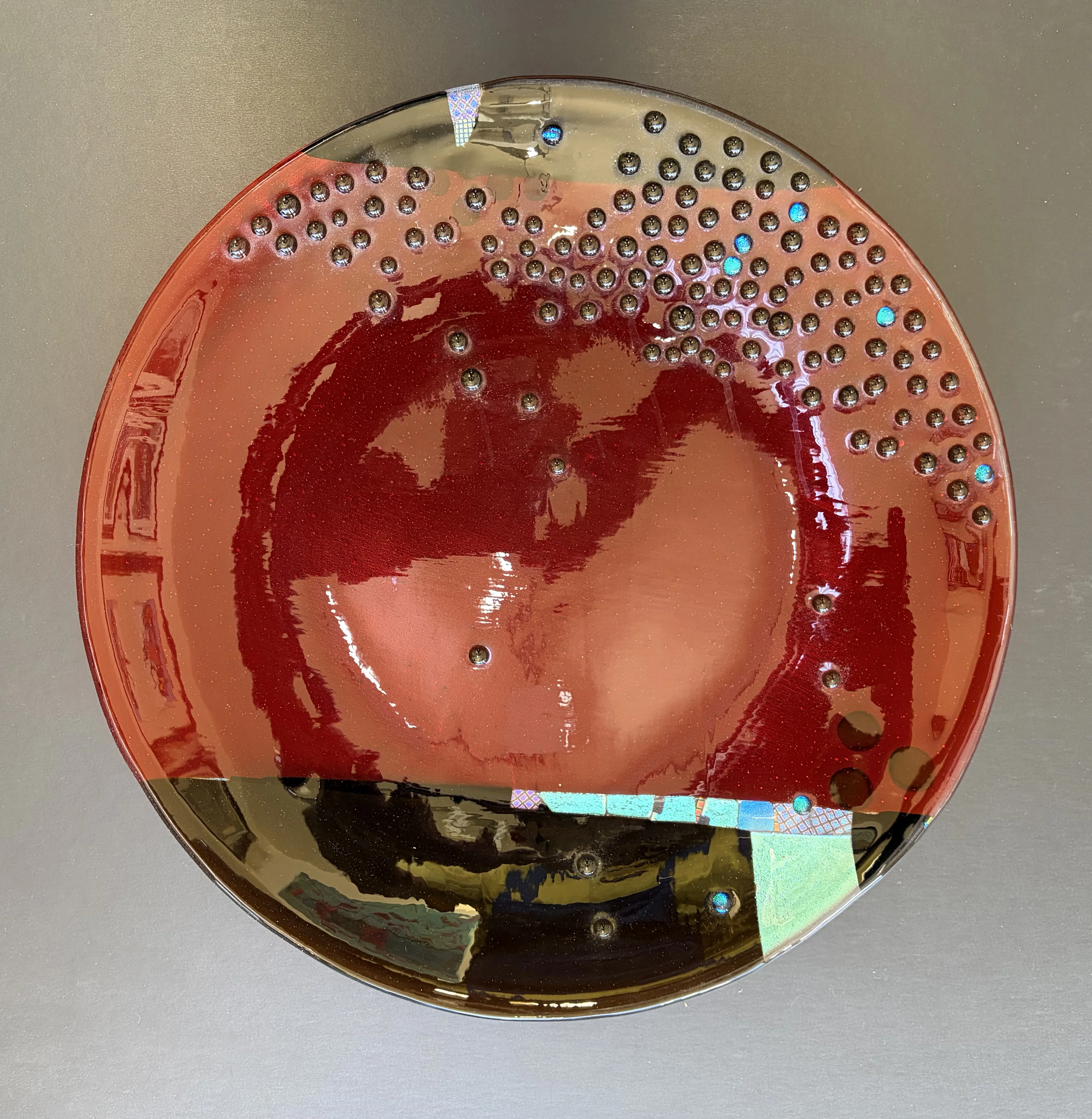 Kayren Lyle fused glass artwork