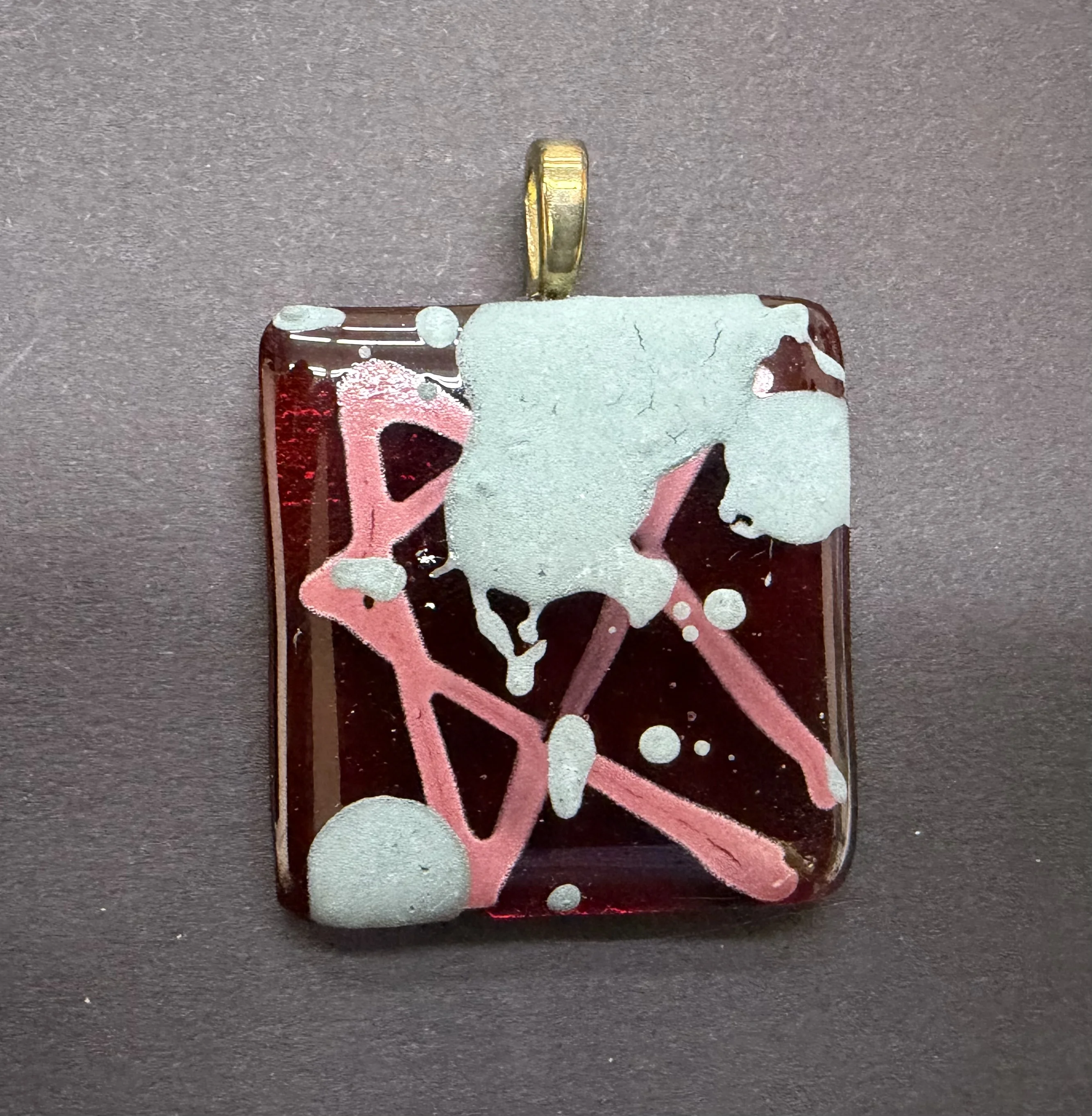 Kayren Lyle fused glass artwork