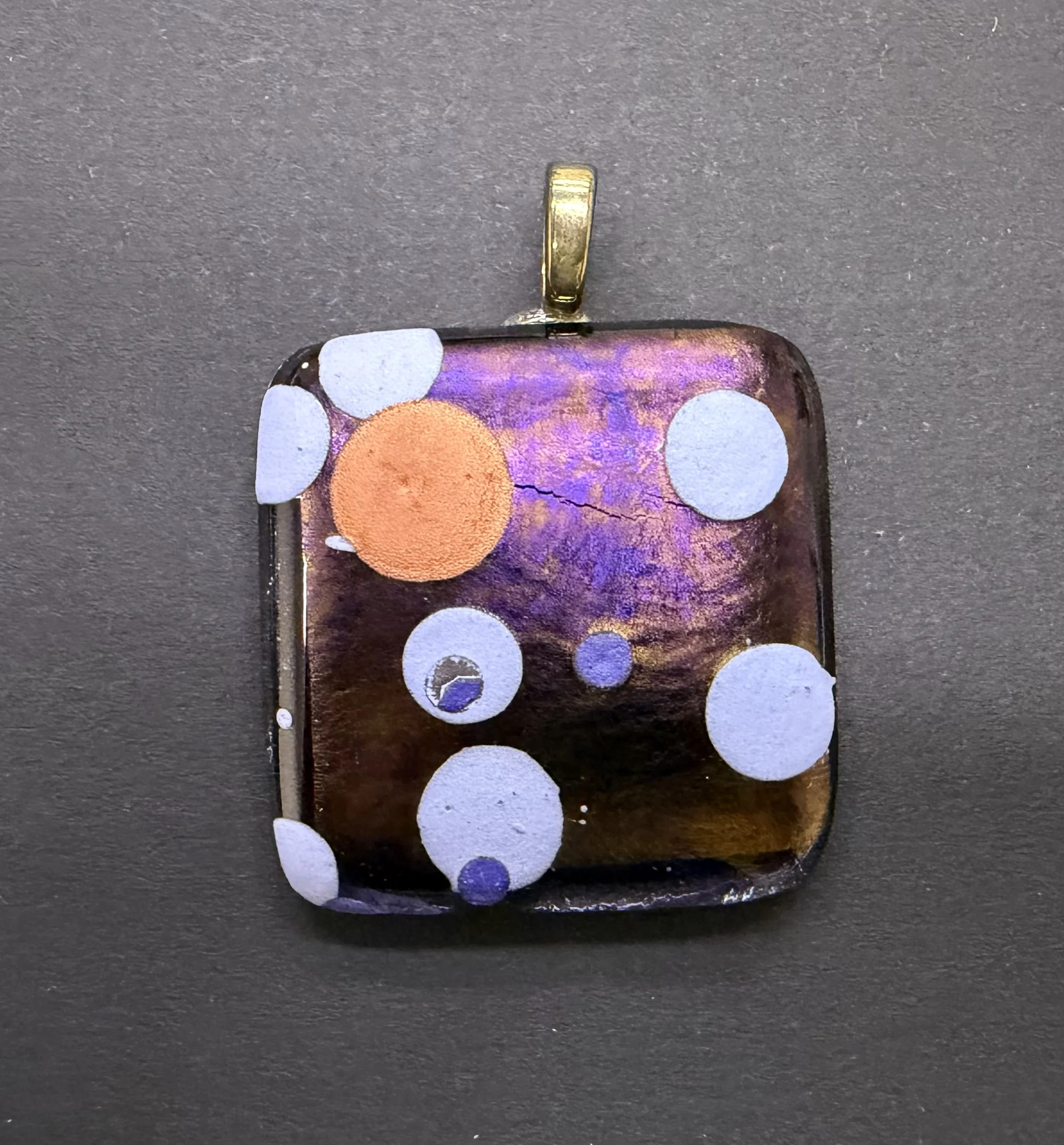 Kayren Lyle fused glass artwork