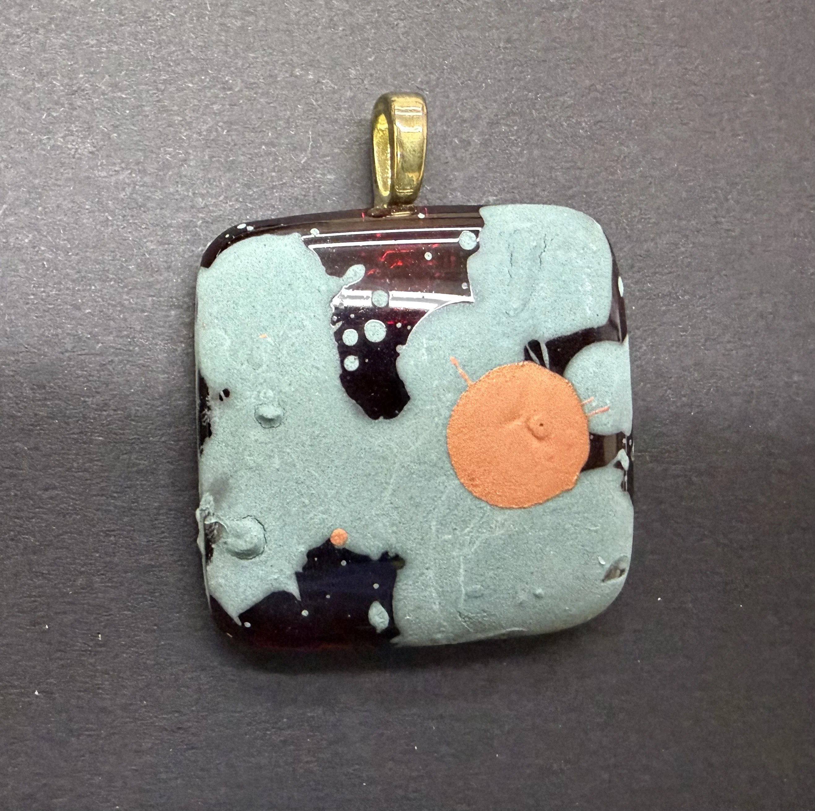 Kayren Lyle fused glass artwork